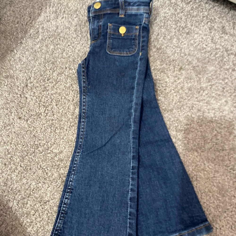 H&M Dark Blue Flare Jeans